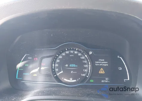 2017 Hyundai Ioniq Hybrid Sel z USA, uszkodzony, nr VIN KMHC75LC5HU031577